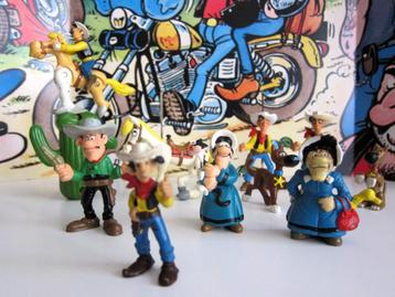 Lot de 10 figurines série Lucky Luke (1995 - 2003)