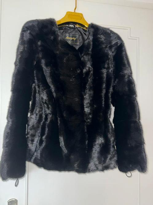 Luxe  transformeerbare echte Bontjas-veelzijdigheid& elegant, Kleding | Dames, Jassen | Winter, Maat 38/40 (M), Zwart, Ophalen of Verzenden