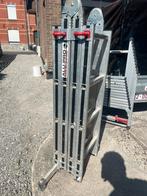 Alu-pro ladder Plooibaar, Doe-het-zelf en Bouw, Steigers, Ophalen, Zo goed als nieuw