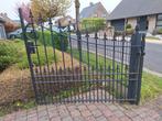 smeedijzeren poort + hekkens goede staat 20m, Tuin en Terras, Ophalen, Gebruikt, Met poort