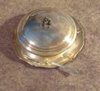 Vintage Primans Sweden Silver boterpotje bord mes, Ophalen of Verzenden