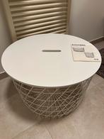Ikea “Kvistbro” opbergtafel - Nieuw, Maison & Meubles, Tables | Tables d'appoint, Neuf, 55 à 75 cm, Rond, Enlèvement