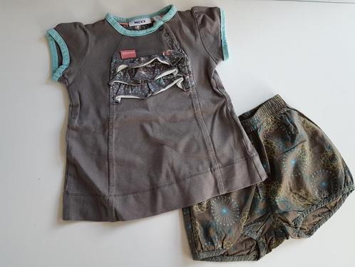 MEXX et TERRE DE MARINS - T-shirt + short/culotte T3-6 mois, Kinderen en Baby's, Babykleding | Maat 62, Gebruikt, Meisje, Setje
