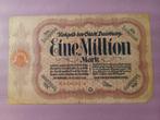 Billet 1 million de Mark de 1923, Los biljet, Duitsland, Ophalen of Verzenden