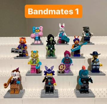 LEGO Minifiguren Bandmates serie 1 compleet 