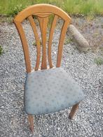 6 stevige stoelen., Huis en Inrichting, Stoelen, Ophalen, Gebruikt, Stof