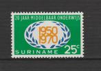 Suriname 1970 20 ans d'enseignement secondaire 30 cents **, Timbres & Monnaies, Timbres | Surinam, Envoi, Non oblitéré
