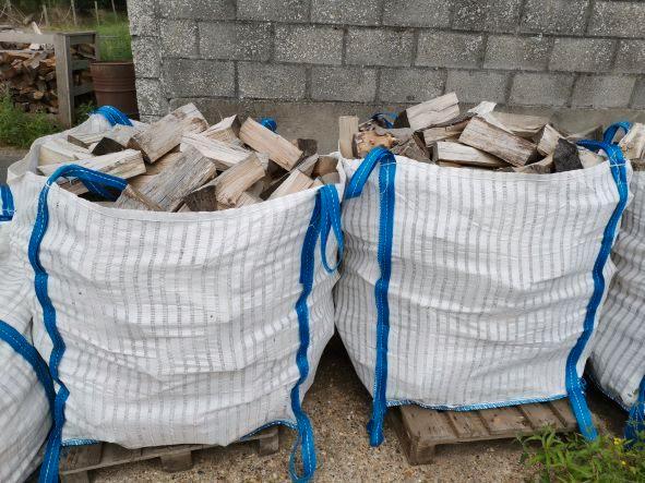 brandhout eik of beuk droog  125€/bigbag, Hobby en Vrije tijd, Overige Hobby en Vrije tijd, Nieuw, Ophalen