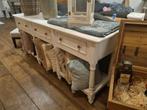 Table d'appoint/console murale en bois massif