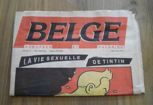 La vie sexuelle de Tintin Mensuel Belge européen et vulgaire, Boeken, Stripverhalen, Gelezen, Ophalen of Verzenden
