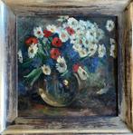 Peinture NATURE MORTE AUX FLEURS de Louise GOBERT 1936, Ophalen
