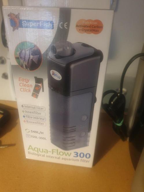 A vendre Filtre Superfic Aqua flow + chauffage !, Animaux & Accessoires, Poissons | Aquariums & Accessoires, Comme neuf, Enlèvement