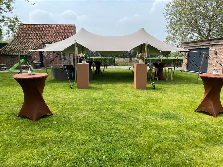 Stretchtent te huur, Tuin en Terras, Partytenten, Zo goed als nieuw, Ophalen of Verzenden