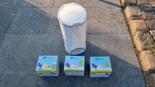 Korbell luieremmer met 12 sets navulling zakken, Huis en Inrichting, Woonaccessoires | Prullenbakken, Zo goed als nieuw, Ophalen of Verzenden