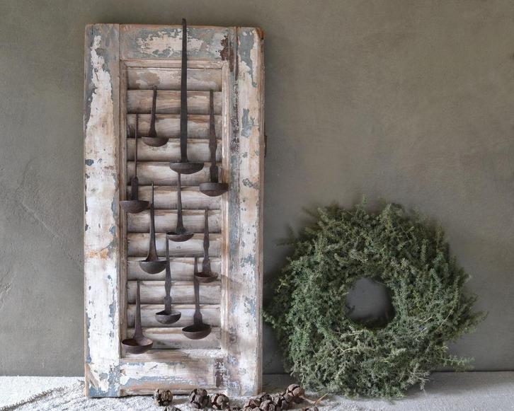 Kleine oude ijzeren lepel, Antiek en Kunst, Curiosa en Brocante, Ophalen of Verzenden