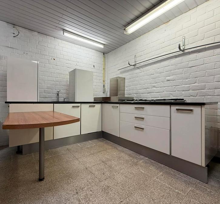 Keuken compleet, Huis en Inrichting, Keuken | Complete keukens, Zo goed als nieuw, Hoekkeuken, Wit, Graniet of Steen, Hoogglans of Gelakt
