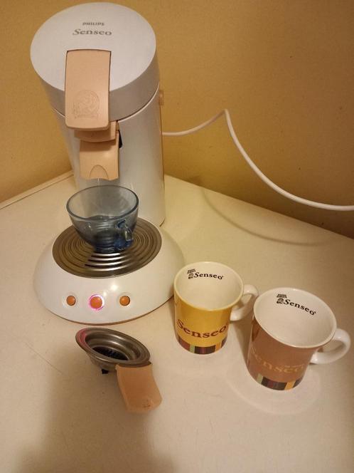 2 Senseo avec 2 portes-dosettes & 2 jolies tasses senseo ️, Electroménager, Cafetières, Comme neuf, Dosettes et capsules de café