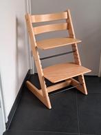 Stokke Tripp Trapp kinderstoel NIEUW MODEL in naturel kleur, Kinderen en Baby's, Ophalen, Zo goed als nieuw, Meegroeistoel, Aanschuifbaar