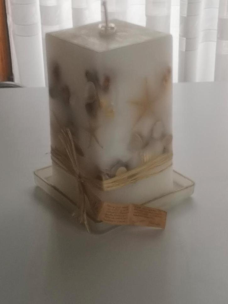 Handgemaakte kaars werkend op brandpasta, Huis en Inrichting, Woonaccessoires | Kandelaars en Kaarsen, Kaars, Ophalen of Verzenden