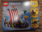 LEGO 31132 - Creator 3 in 1 Viking Ship and the Midgard Serp, Ophalen, Nieuw, Complete set, Lego