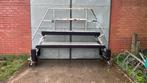 verrijdbare trap bordestrap 6 treden 2 zijdig aluminium, Ophalen, Gebruikt, Trap, Minder dan 2 meter
