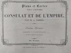 Plans et cartes pour l'Histoire." Consulat et de l'Empire", Allemagne, Enlèvement ou Envoi, Utilisé, M.A.Thiers