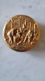 Antiek verguld doosje, Antiek en Kunst, Antiek | Brons en Koper, Ophalen of Verzenden