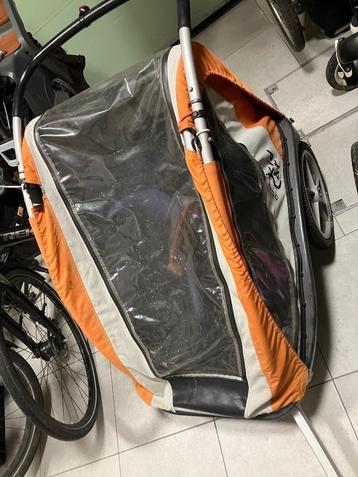 Fietskar KidCar incl baby nestje, Ophalen, Gebruikt