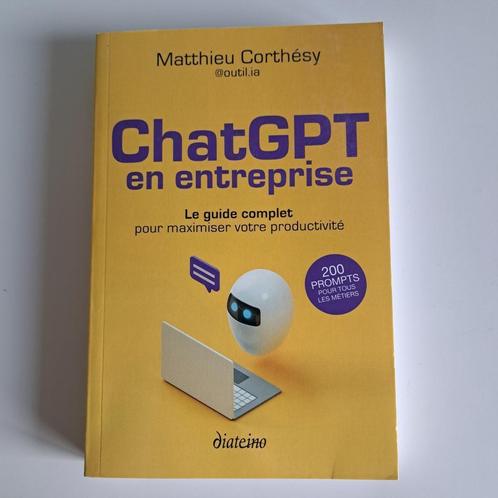 ChatGPT en entreprise, Boeken, Informatica en Computer, Zo goed als nieuw, Overige onderwerpen, Ophalen