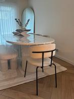 Wit teddy stoelen 4 stuk, Huis en Inrichting, Stoelen, Ophalen, Wit, Zo goed als nieuw, Vier