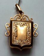 Locker fotohouder goud antiek juweel., Handtassen en Accessoires, Antieke sieraden, Ophalen of Verzenden, Goud, Hanger