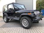 Jeep Wrangler in uitstekende staat - rijklaar, Auto's, 4 zetels, Zwart, Zwart, Leder