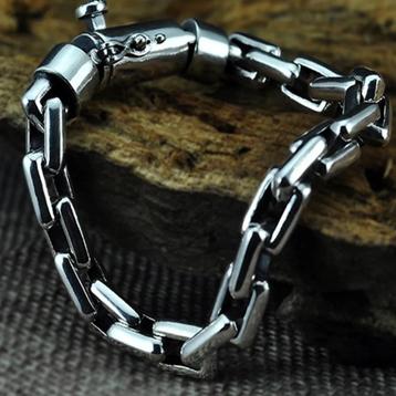 Schakel armband in 5 mm, 6 mm en 8 mm dikte - 925 Zilver beschikbaar voor biedingen