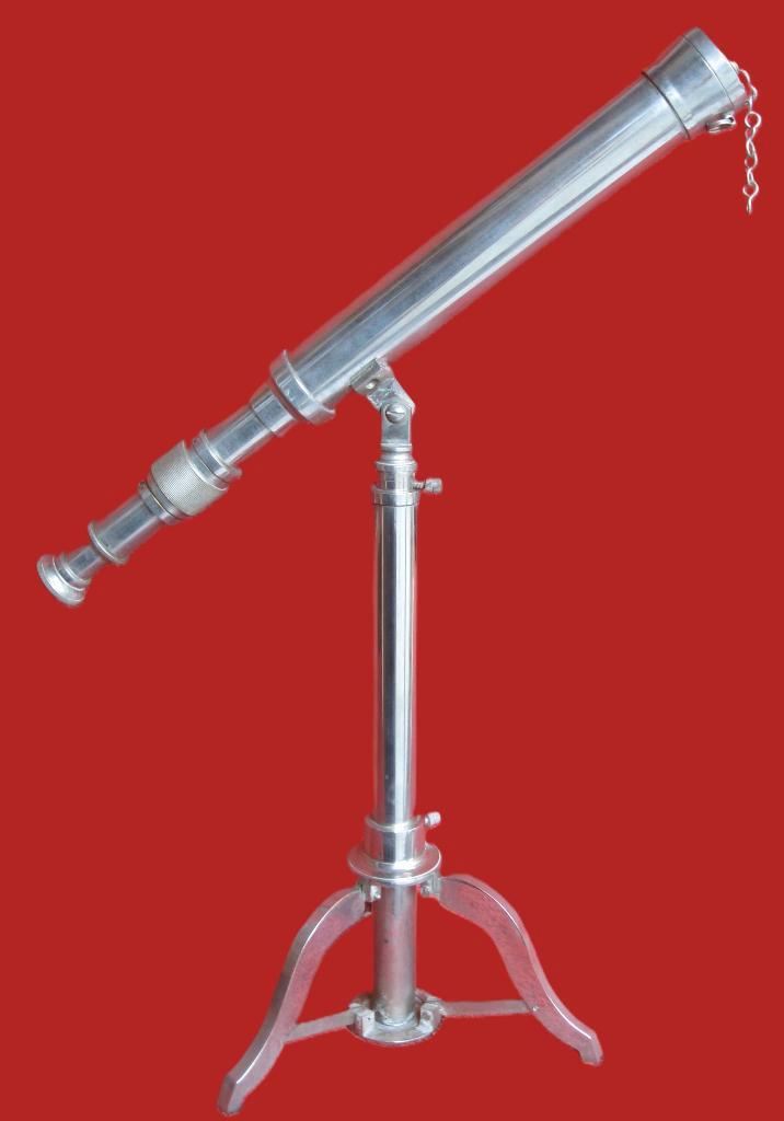 Monocular chromée sterrenkijker verrekijker., Antiek en Kunst, Curiosa en Brocante, Ophalen