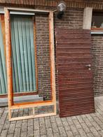 tuinhuisdeur + kader + sleutel, Jardin & Terrasse, Stockage & Armoires de jardin, Enlèvement, Utilisé, Bois, Autres types
