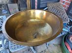 Grand bol (à feu) et lavabo en laiton antique 75 cm, Antiquités & Art, Enlèvement