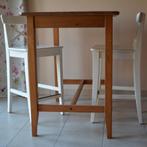 Bartafel met hoge stoelen, Enlèvement, Comme neuf, Y compris les chaises de bar