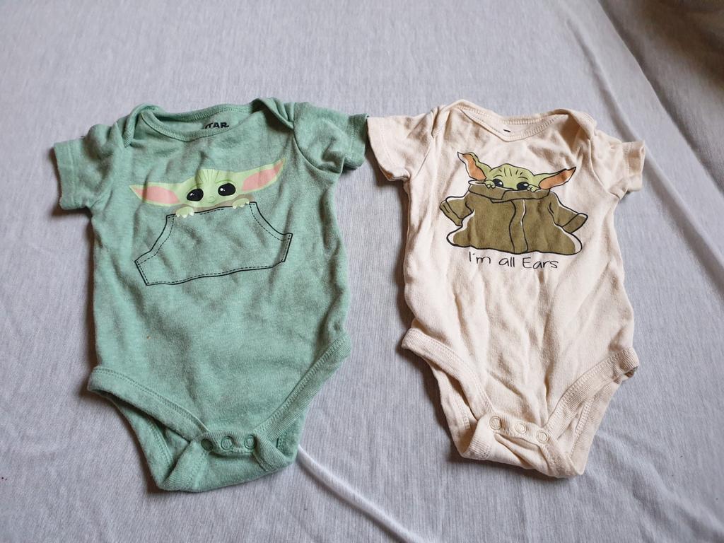 Star wars baby yoda  - 0-3 maanden body, Kinderen en Baby's, Babykleding | Maat 62, Ophalen
