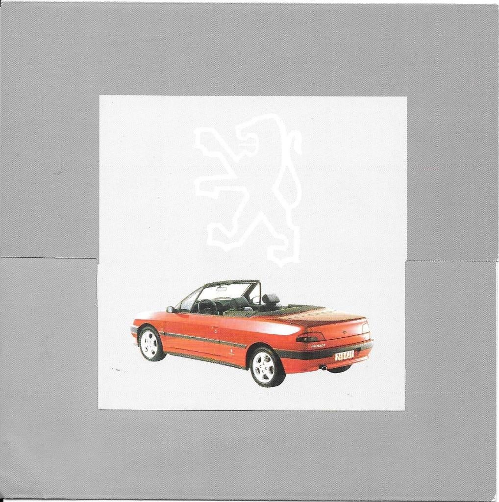 PEUGEOT 306 CABRIOLET, Livres, Autos | Brochures & Magazines, Enlèvement ou Envoi, Comme neuf, Peugeot