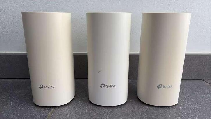TP-Link Deco E4 mesh wifi set (3 stuks), Informatique & Logiciels, Amplificateurs wifi, Utilisé, Enlèvement