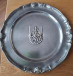 tinnen schaal, Ophalen