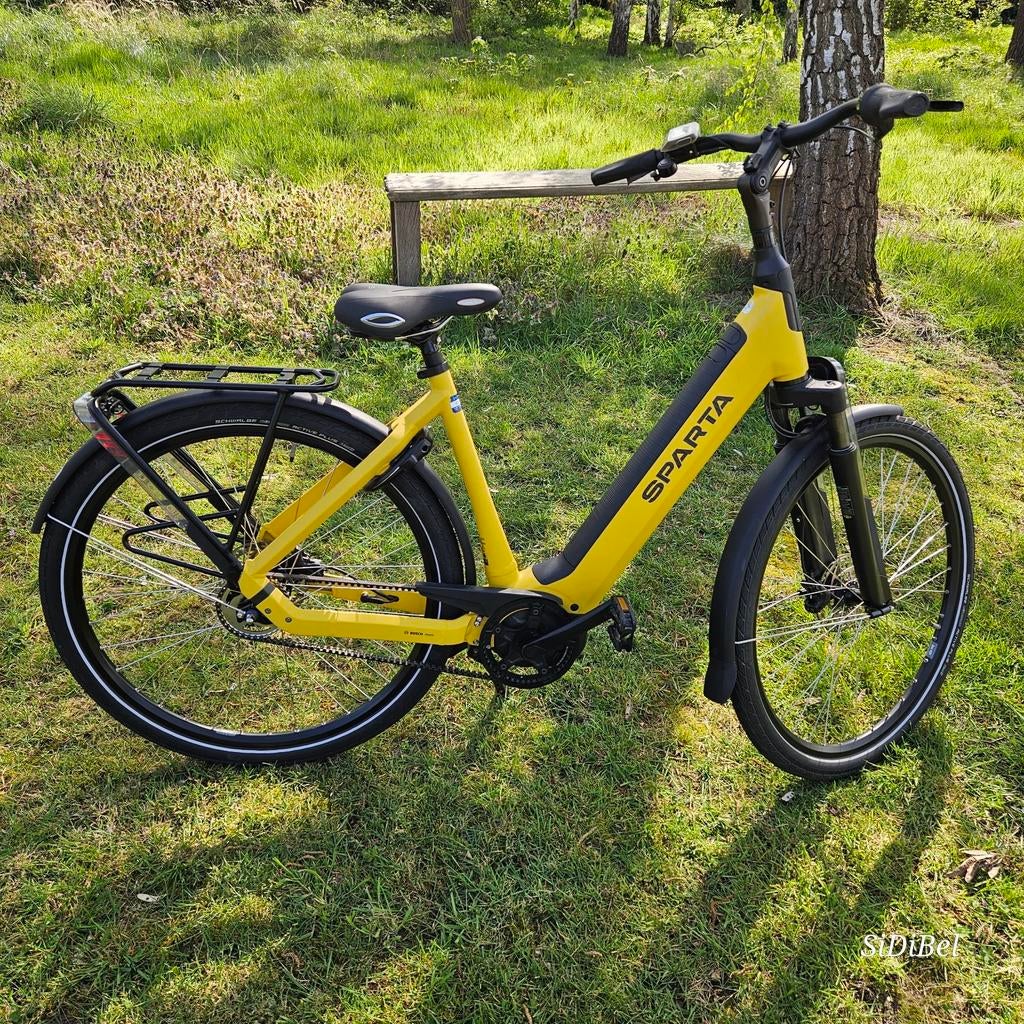 Electrische fiets Sparta, nieuwstaat, 400km,riem,performance, Fietsen en Brommers, Ophalen, Sparta, Zo goed als nieuw, 51 tot 55 cm