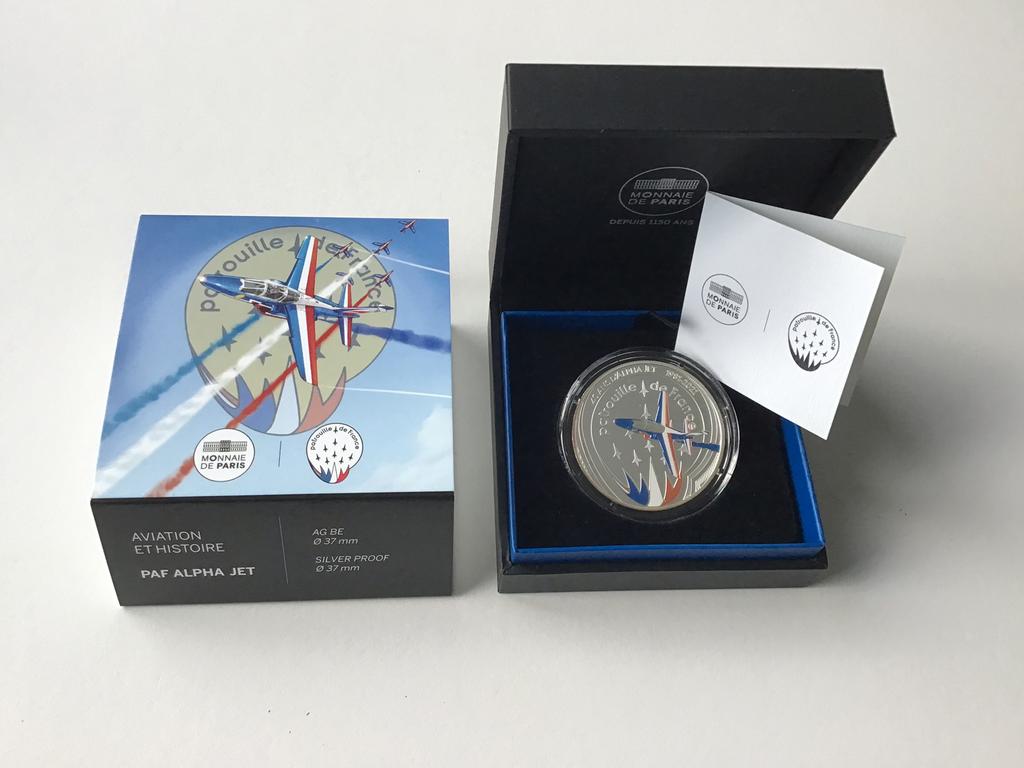 Frankrijk 10 euro Alpha Jet 2021 Proof Zilver, Postzegels en Munten, Munten | Europa | Euromunten, Ophalen of Verzenden, Frankrijk
