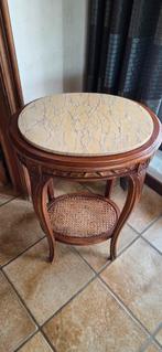 Bijzettafel met uitneembare marmere steen, Ophalen