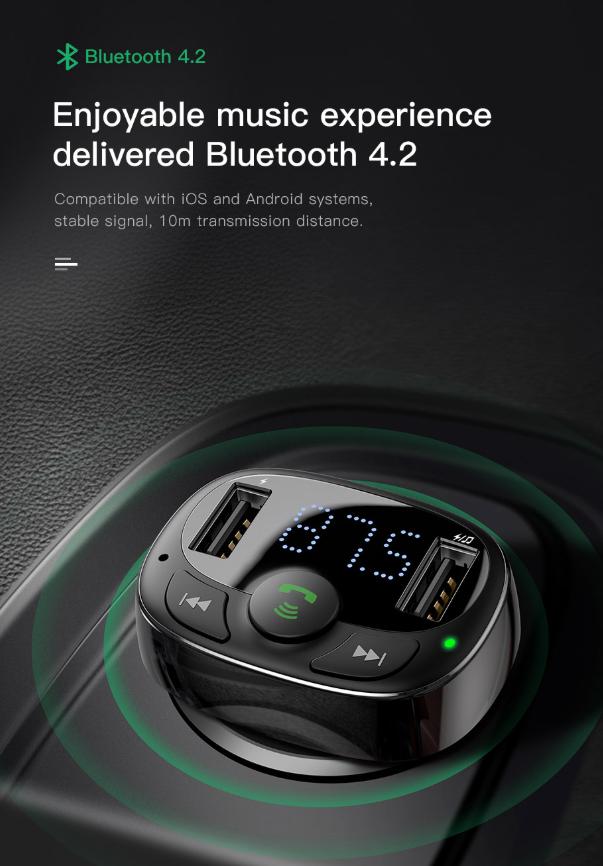 FM-zender Bluetooth-carkit LCD-mp3-speler, Ophalen of Verzenden, Nieuw