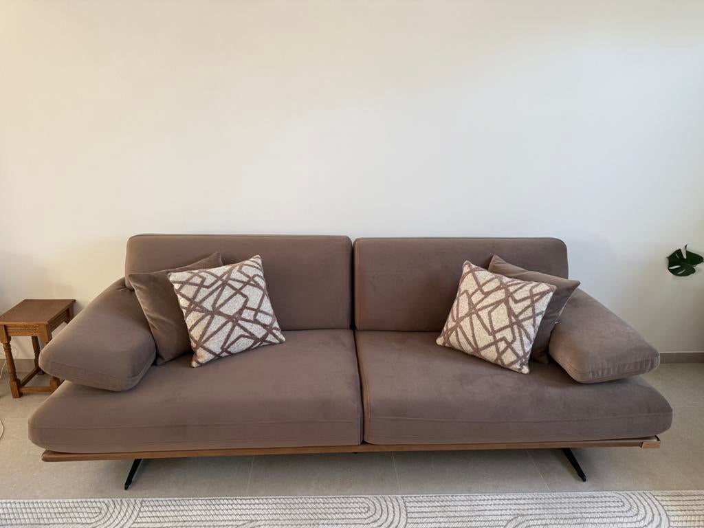 2 canapés design convertibles en lit en état quasi neuf, Enlèvement, Comme neuf