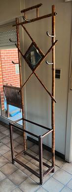 Vintage halkapstok met spiegel – jaren 60/70, Huis en Inrichting, Woonaccessoires | Kamerschermen, Ophalen, Zo goed als nieuw