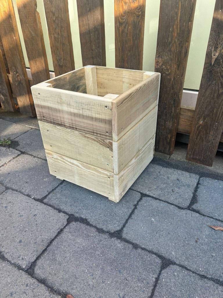 Plantenbakken in geimpregneerd hout, Tuin en Terras, Bloembakken en Plantenbakken, Nieuw, Ophalen of Verzenden, Rijkevorsel, Balkon