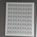 Volledig blad 40 Belgische postzegels, 1980 , 1400 Frank, Frankeerzegel, Ophalen of Verzenden, Postfris, Postfris