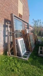 Gratis schuifraam dubbelglas, Ophalen, Gebruikt